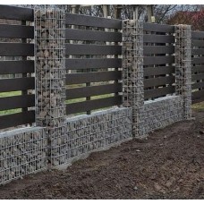 Габион столб болтовой оцинкованный (Ц) для забора 0,4х0,3х2х5х50х200 мм ТУ 25.93.13-004-52757089-2021