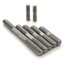 Шпилька стальная для ввертывания в мягкий металл с клеевым стопором оцинкованная исп.1 38ХА М3х28 мм ОСТ 1 31813-80